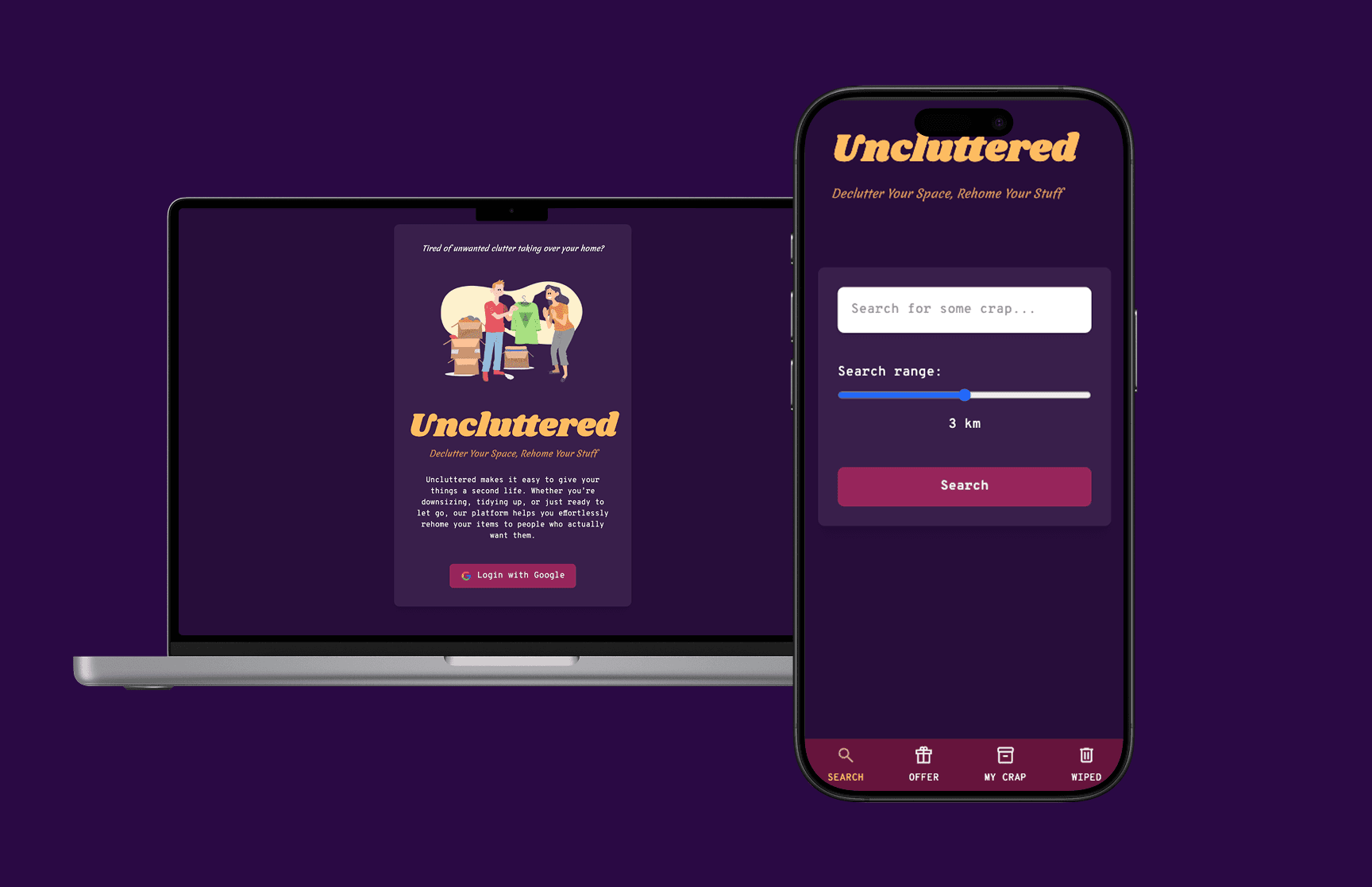 Uncluttered preview